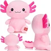 Bookshop Knygyno „Kawaii Kuties“ 9,5 colio dydžio aksolotlio minkštas žaislas