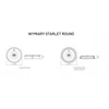 Intelight 1W avarinis šviestuvas STARLET ROUND SO 150 NM 1H MT, baltas