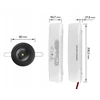 Intelight Avarinė įleidžiama šviestuvo armūra STARLET SPOT ROUND SO 150 NM 1H MT IP20 (IP65 – žr. priedus) juoda / 83501