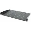 INTELLINET 19" lentyna 300mm priekyje montuojama. 1U perforuota juoda