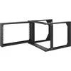 Intellinet Network Solutions INTELLINET 19" Open Frame Rack 2 Schienen 6HE T:450mm schwrz