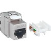 „Intellinet Network Solutions“ INTELLINET Cat6a modulinis lizdas FTP Keystone lizdas be įrankių Sidabrinis