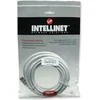 Intracom INTELLINET tinklo kabelis Cat6 U/UTP 5.0m Baltas 14ft. RJ-45 Vyriški / RJ-45 Vyriški Paauksuoti kontaktai Polimaišas