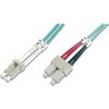 Intellinet Network Solutions krosowy LC-SC duplex 1m 50/125 OM3 wielomodowy (303805)