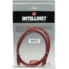 INTELLINET UTP LAN Cat6, kabelis, pleistras, 1.0m, raudonas, 342148