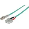 Intracom INTELLINET 302716 Intellinet šviesolaidinis kabelis LC-SC dvipusis 2m 50/125 OM3 daugiamodis 2mm apvalkalas