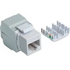 Intellinet 167062 Keystone Cat6 UTP Twist-On savaime užsifiksuojantis modulis, balta