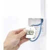 Intellinet 771900 Lizdas jungiama į tinklą podtynkowe 2xRJ45 Cat6 10G, STP, 80x80mm, balta