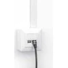 Intellinet 771900 Lizdas jungiama į tinklą podtynkowe 2xRJ45 Cat6 10G, STP, 80x80mm, balta