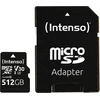 „Intenso Micro SDXC 512GB C10 UHS-I Professional“ + adapteris