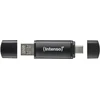 Intenso Flex Line 64 GB, USB-Stick - juodas, USB-C und USB-A