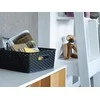 Keter Plastikinis krepšys CURVER MY STYLE, tamsiai rudos spalvos, h10 x 25,5 x 19,6 cm, 8 L