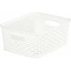 Plastikinis krepšys CURVER MY STYLE, baltos spalvos, h10 x 25,5 x 19,6 cm, 8 L