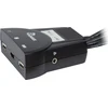 Inter-Tech KVM jungiklis LS-21HA HDMI, 2 prievadų, Kunststoff mažmeninė prekyba
