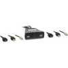 Inter-Tech KVM jungiklis LS-21HA HDMI, 2 prievadų, Kunststoff mažmeninė prekyba