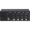 Inter-Tech KVM jungiklis AS-42HA HDMI, 4 prievadas, metalinis