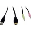 Inter-Tech KVM jungiklis AS-42HA HDMI, 4 prievadas, metalinis