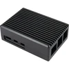 Juodas aliumininis korpusas Raspberry Pi 5