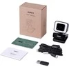 „Aukey PC-LM6 Stream“ serija su „Ring Light“ Full HD interneto kamera su 1/3 colio CMOS jutikliu juodos spalvos