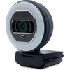 Internetinė kamera Terra Webcam Halo su pierścieniem LED (C1868pro) i prywatny suwak Full-HD, Auto Focus, Stereo Mic, Privacy Slider