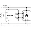 Engo Wi-Fi temperatūras regulators E10-B, 230V, juodas