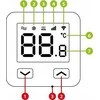 Engo Wi-Fi temperatūras regulators E10-B, 230V, juodas