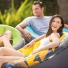 INX Intex 68582NP pripučiamas fotelis Vienvietis fotelis Įvairių spalvų