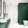 Praustuvo maišytuvas Invena Glamour, juodas