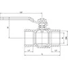 Invena dujinė sklendė G¾, vidinis jungimas – GZ-10-020