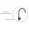 Invena Gabi virtuvės maišytuvas, juodas BZ-87-004-L