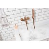 Rinkinys prysznicowy Invena INVENA GLAMOR bathroom faucet, copper color, with shower system