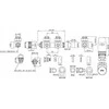 Invena INVENA DUOPLEX APATINĖS JUNGTIS 50MM CHROME - CZ-88-015