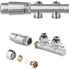 Invena INVENA DUOPLEX APATINĖS JUNGTIS 50MM CHROME - CZ-88-015