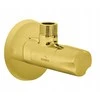 Invena kampinis vožtuvas su keramine galvute 1/2"x3/8", auksinis ZW-49-00Z-W