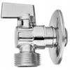 Kampinis ventilis INVENA ZW-11-W10-C, 1/2"x3/8", metalinė rankena