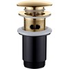 Invena Invena mosiężny korek click-clack, auksinė SC-B1-170-V