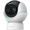 IP kamera TP-Link tinklo stebėjimo kamera, pasukama, pakreipiama, spalvota, diena ir naktis - 2560 x 1440 (plačiakampis) / 1920 x 1080 (teleobjektyvas) - 2K, 1080p - garsas - drahtlos - „Wi-Fi“ - „Bluetooth 5.0“ - H.264 - 5V