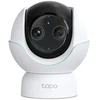 IP kamera TP-Link tinklo stebėjimo kamera, pasukama, pakreipiama, spalvota, diena ir naktis - 2560 x 1440 (plačiakampis) / 1920 x 1080 (teleobjektyvas) - 2K, 1080p - garsas - drahtlos - „Wi-Fi“ - „Bluetooth 5.0“ - H.264 - 5V