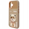 Dėklas Nimmy Cool&amp;Cute 2.0 Bear Case for iPhone 17 - rusvai gelsvas