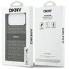 Dėklas DKNY Repeat Texture Pattern with Tonal Stripe skirtas Apple iPhone 17 Pro Max juodas