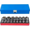 Įrankių rinkinys Forsage Rinkinys nasadek 1/4" &amp; 1/2" 25el. (4-32mm) (6-kątnych)