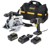 Grąžtas Grunder Įrankių rinkinys TOOL SET CD-B0A18+CS-L1118 18V 2+4AH