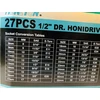 HONITON Rinkinys KLUCZY 27 ELEMENTÓW 1/2" HONIDRIVER 4027