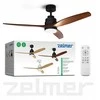 Iris Ohyama Lubinis ventiliatorius ZCF 7601 40W 132cm LED 18W ąžuolo/juodos spalvos