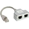 InLine Dubler prievadai ISDN, RJ45 vyrų 2x RJ45 moterų (69932A)
