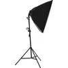 IShoot SOFTBOX 40x40 cm + LEMPUTĖS / LEMPOS E27 dėklas