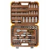 Isma 1/2" ir 1/4" įrankių rinkinys, 109 vnt. (6 pusių) (4–22 mm)