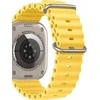 Tech Protect Išmaniojo laikrodžio Apple 4/5/6/7/8/SE/ULTRA silikoninis dirželis, Geltonos spalvos, 42/44/45/49mm