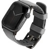 Uniq Išmaniojo laikrodžio Apple Watch 4/5/6/7/8/SE magnetinis/dvipusis dirželis, Pilkos spalvos, 38/40/41mm