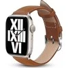 Crong Išmaniojo laikrodžio Apple odinis dirželis, Rudos spalvos, 42/44/45/49mm